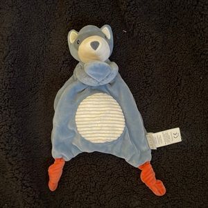 Leika Mary Meyer Baby Toy Lovey security blanket Raccoon Plush